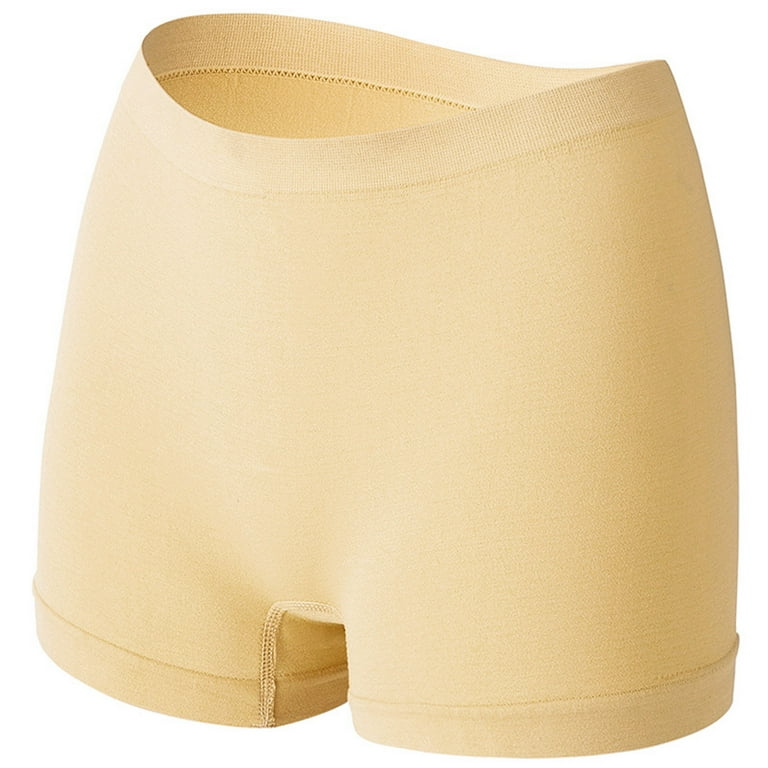 JGTDBPO Bottom Shorts For Women Solid Color Large Flat Angle Bottom Four Corner Slip Shorts Safety Shorts Under Dresses Walmart