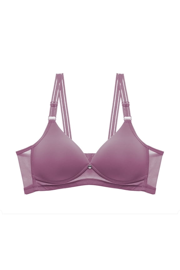 Bras For Women No Underwire Bra Thin Tank Top Bra Wirefree Everyday Bras For Middle-Aged And Elderly Lingerie