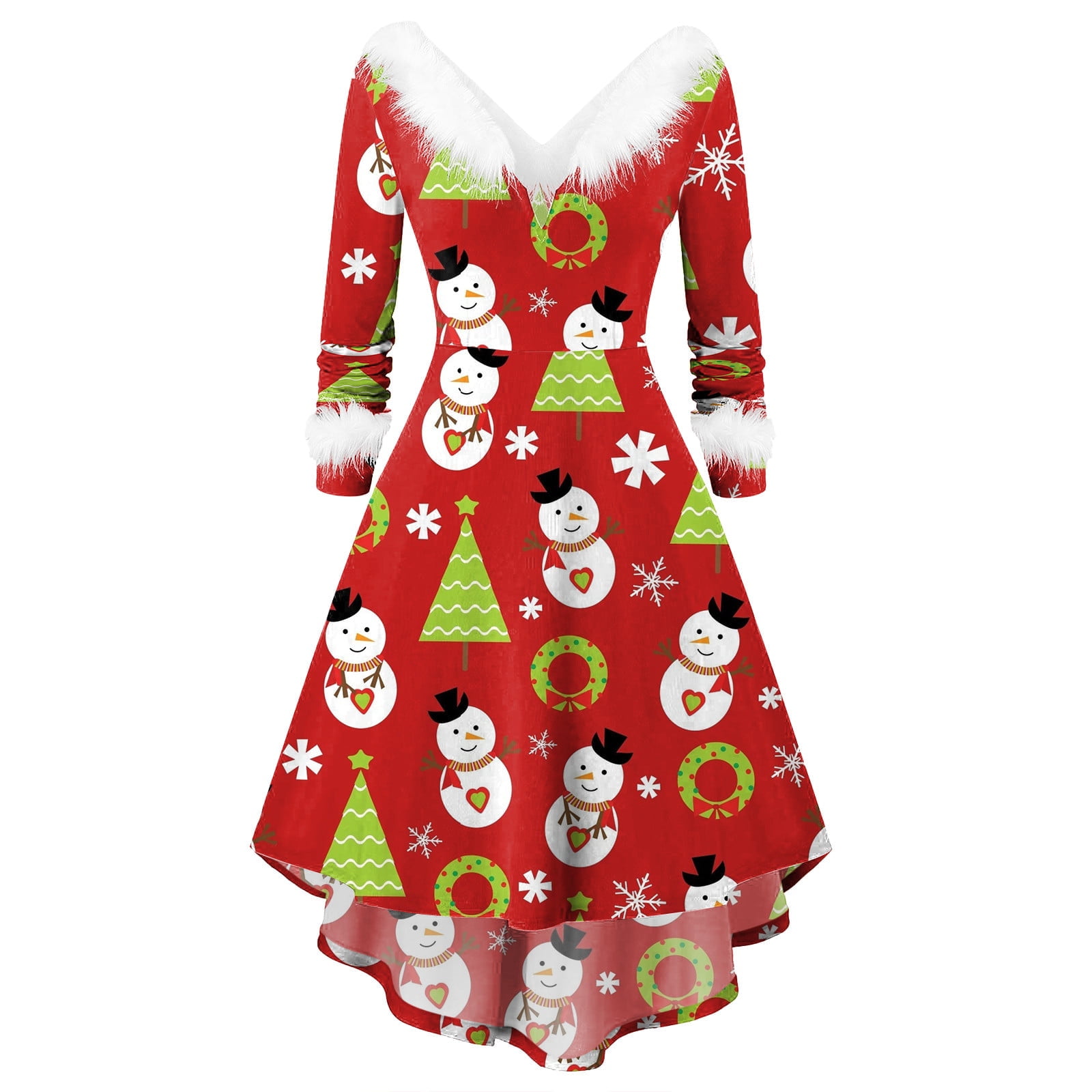 Warm Christmas Maxi Dress main image 0