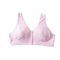 thumbnail image 1 of Fsgntruao Front Closure Bras for Women Plus Size Front Button Bras Full Coverage No Underwire Wireless Push Up Bra Comfort Sleeping Bra Everyday Bras, 1 of 4