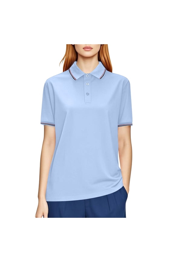 Henry Shirt for Women Quick-Drying Lightweight T Shirt Short Sleeve Tennis Tops Summer Cool Shirt Uniform Casual Shirts