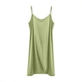 thumbnail image 1 of S LUKKC LUKKC Nightgowns for Women Spaghetti Strap Nightshirt Sleeveless Sleepshirt Short Pajama Dress V-Neck Loose Breathable Comfortable Loungewear Casual Sleepwear Home Dress, 1 of 3