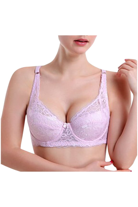 Plus Size Bras for Women Push Up Bra Bralettes Seamless Underwear Tshirt Bra Thin Comfortable Breathable Buttery Soft Yoga Bra Everyday Bras
