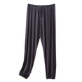 thumbnail image 1 of Fsgntruao Plus Size Pajama Pants for Women Casual Solid Color Drawstring Loose Fitting Home Clothes Pants Home Wear Long Pants, 1 of 9
