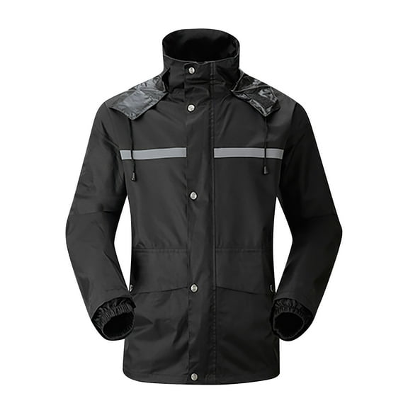 S LUKKC LUKKC Rain Suit for Women And Men Casual Long Sleeve Waterproof Heavy Duty Rain Gear Outdoor All-Sport Work Fishing Jacket & Trouser Raincoats
