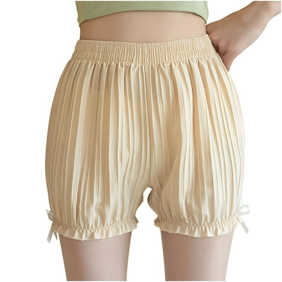 JGTDBPO Safety Pants For Women Pettipants Culotte Safety Shorts Lace Bottom Pants Plus Size Underwear For Skirt Dress Lantern Bottom Shorts