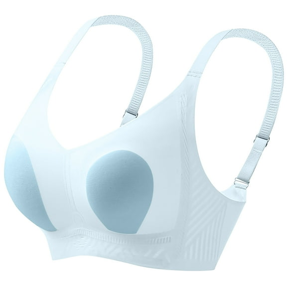 S LUKKC LUKKC Seamless Bras for Women Plus Size Push Up Bra Adjustable Strap Bralettes Tshirt Bra Comfortable Buttery Soft Underwear Yoga Bra Everyday Bras