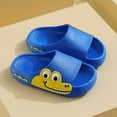 thumbnail image 1 of S LUKKC LUKKC Slippers for Kids Indoor and Outdoor, Non-slip Quick Dry Shower Slides Pool Bathroom Sandals Thick Sole EVA Soft Sandals Open Toe Cushioned Pillow Sandals for Girls and Boys, 1 of 4