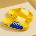 thumbnail image 1 of S LUKKC LUKKC Slippers for Kids Indoor and Outdoor, Non-slip Quick Dry Shower Slides Pool Bathroom Sandals Thick Sole EVA Soft Sandals Open Toe Cushioned Pillow Sandals for Girls and Boys, 1 of 4