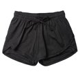 thumbnail image 1 of S LUKKC LUKKC Summer Shorts for Women Casual Mesh Double Layer Drawstring Solid Yoga Fitness Sports Shorts Cycling Hiking Pants Running Dance Elastic Shorts Gym Yoga Active Shorts, 1 of 4