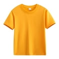 thumbnail image 1 of Fsgntruao Summer T-Shirts for Kids girl boy Unisex Toddler Breathable Soft Basic Tees shirts Short Sleeve Round Neck Cute Blouse Tunic top for Beach Vacation, 1 of 8