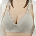 thumbnail image 1 of Fsgntruao Wireless Bras for Women Plus Size Full Coverage No Underwire Wireless Push Up Bra with Adjustable Strap Comfort Sleeping Bra Everyday Bras, 1 of 3