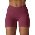thumbnail image 1 of Fsgntruao Yoga Shorts for Women High Waisted Gym Workout Athletic Yoga Shorts with Pocket Seamless Sports Running Butt Lifting Shorts Sets Booty Fitness Dance Volleyball Summer Shorts Pants, 1 of 6