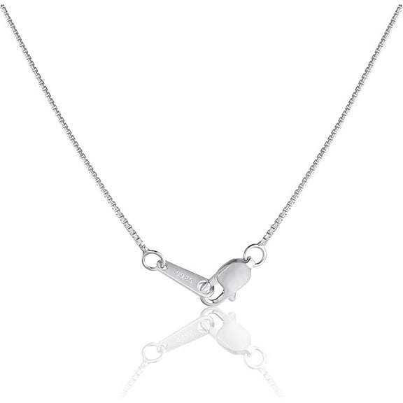 S.Leaf 925 Sterling Silver Necklace Extender Silver Necklace Extenders for Women Bracelet Extender Necklace Extender Chain Set for Women 2", 4", 6" Inches Hypoallergenic Silver