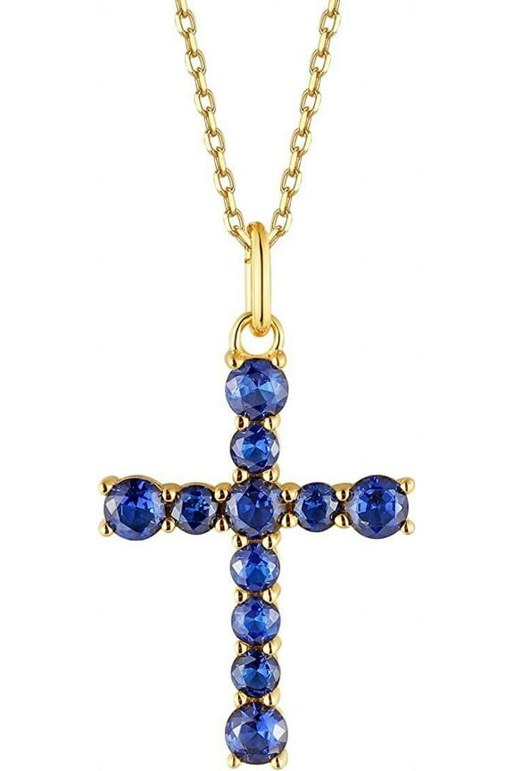 Cross Necklace for Women Cross Chain Necklace Sterling Silver Cubic Zirconia Gold Cross Necklace Simple Dainty Necklace Anniversary Birthday Gifts for Women