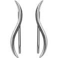 thumbnail image 1 of S.Leaf Sterling Silver Ear Climber Crawler Cuff Earrings - 925 Sterling Silver, 1 of 6