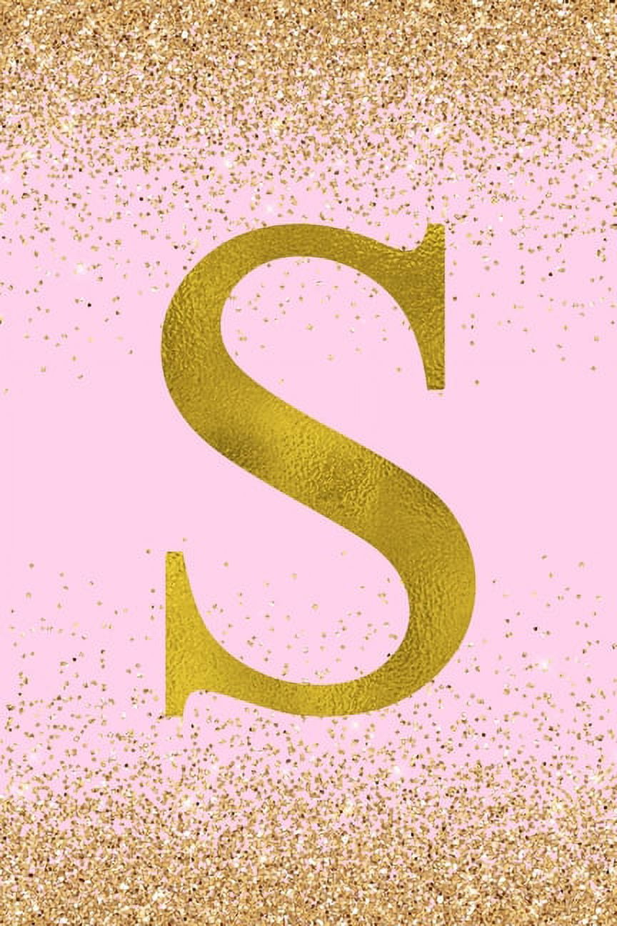  L: Monogram Letter L Notebook Beautiful Pink background and  Gold Glitter Confetti / Blank Lined Writing Note book Journal for Girls,  Kids & Women: 9798638453763: publishing, R013 journals and notebooks: Books