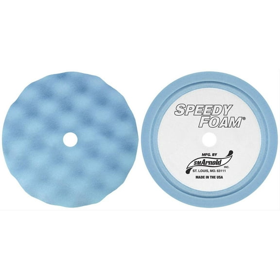 S.M. Arnold 44-497 Speedy Foam Buffing Pad - Light Blue Foam