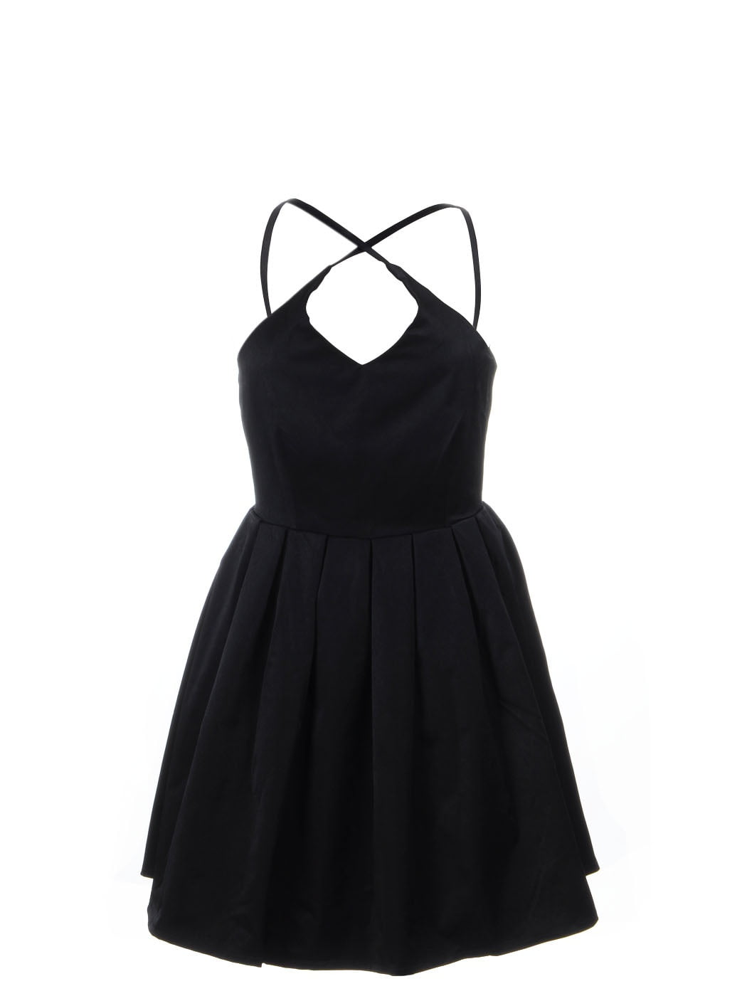 Criss Cross Strap Skater Dress