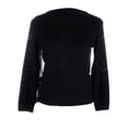 thumbnail image 1 of S/M Fit Womens Intricate Crochet Flared Back Long Sleeve Cardigan Top, 1 of 6