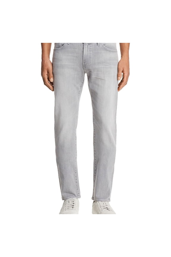 Mens Hunter Slim Fit Jeans, Grey, 28W x 34L