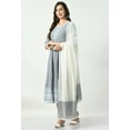 thumbnail image 1 of S MAJIDA Kurta Set for Women Embroidered Rayon Kurta Dupatta with 3/4 Sleeve, 1 of 5
