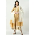 thumbnail image 1 of S MAJIDA Kurta Set for Women Embroidered Rayon Kurta Dupatta with 3/4 Sleeve, 1 of 5