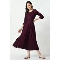 thumbnail image 1 of S MAJIDA Kurta for Women Embroidered Rayon Kurta with 3/4 Sleeve, 1 of 5