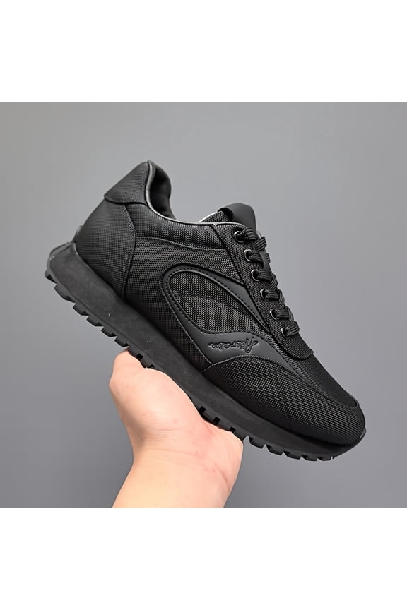 S-Men'S Ultra-Soft Thin Cushioned Sole Sneakers - Breathable Low-Top Round Toe Casual Sports Shoes Minimalist Design for Running, Gym, Outdoor & Casual with Arch Support, Lightweight Rubber Sole &+K