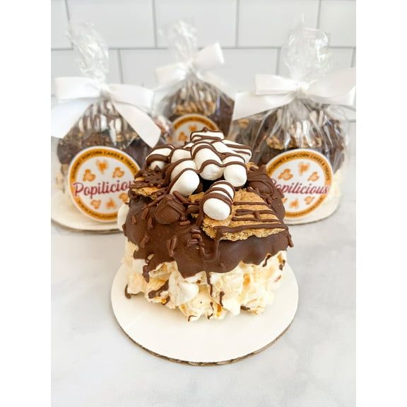 S'Mores Lovers Mini Gourmet Popcorn Cakes