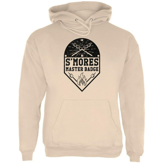 S'Mores Master Badge Mens Hoodie Sand SM