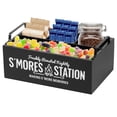 thumbnail image 1 of S'Mores Station, Farmhouse S'mores Bar Holder, Smores Caddy, Smores Accessories Organizer, Smores Supplies Container, Smores Maker Box for Smores Kit, 1 of 11