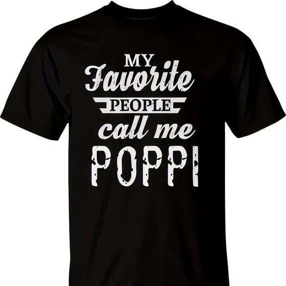 S My Favorite People ll Me Poppi Special Grandpa T-Shirt