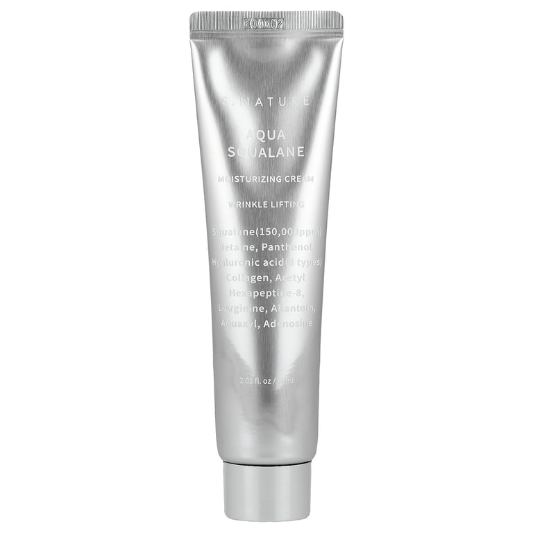 S.NATURE Aqua Squalane Moisturizing Cream, 2.02 fl oz (60 ml