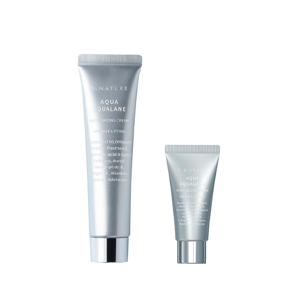 S Nature Aqua Squalane Moisturizing Cream 60ml+30ml For all skin types by calli shop