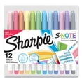 thumbnail image 1 of S-Note Creative Markers, Assorted Ink Colors, Chisel Tip, Assorted Barrel Colors, 12/pack | Bundle of 2 Packs, 1 of 5