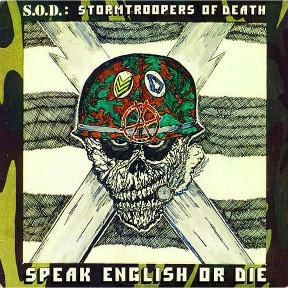 S.O.D. - Speak English Or Die - Limited Olive Green & Red Splatter Colored Vinyl - Music & Performance