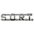 thumbnail image 1 of Hero's Pride S.O.R.T. Die Struck Letters, Nickel Finish, 3/8" High, Pair with Clutch Backs, 1 of 4