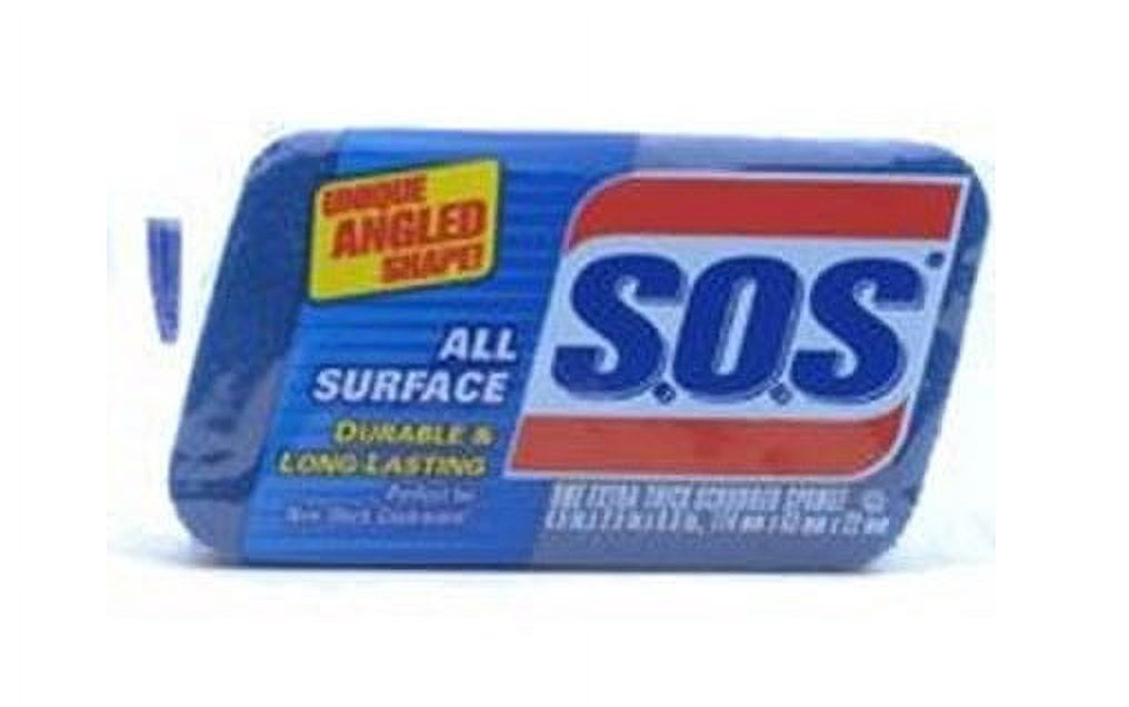S.O.S. 91017 All Surface Scrub Sponge, Each - Walmart.com