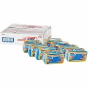 S.O.S All-Surface Scrubber Sponge, 5.3" Height x 3" Width x 0.9" Depth, Cellulose, Blue 91028CT | 2 Cartons 16 Packs