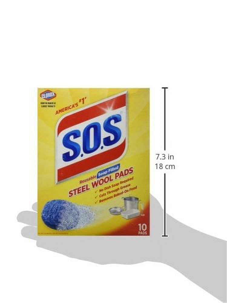 S.O.S. Steel Wool Soap Pads 10 pads