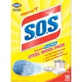 thumbnail image 1 of S.O.S. Steel Wool Soap Pads, 18 Count, 1 of 9