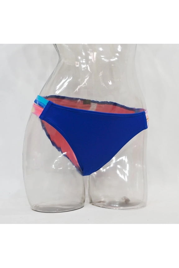 Royal Blue Strappy Side Bikini Bottoms Swimwear Women's Medium