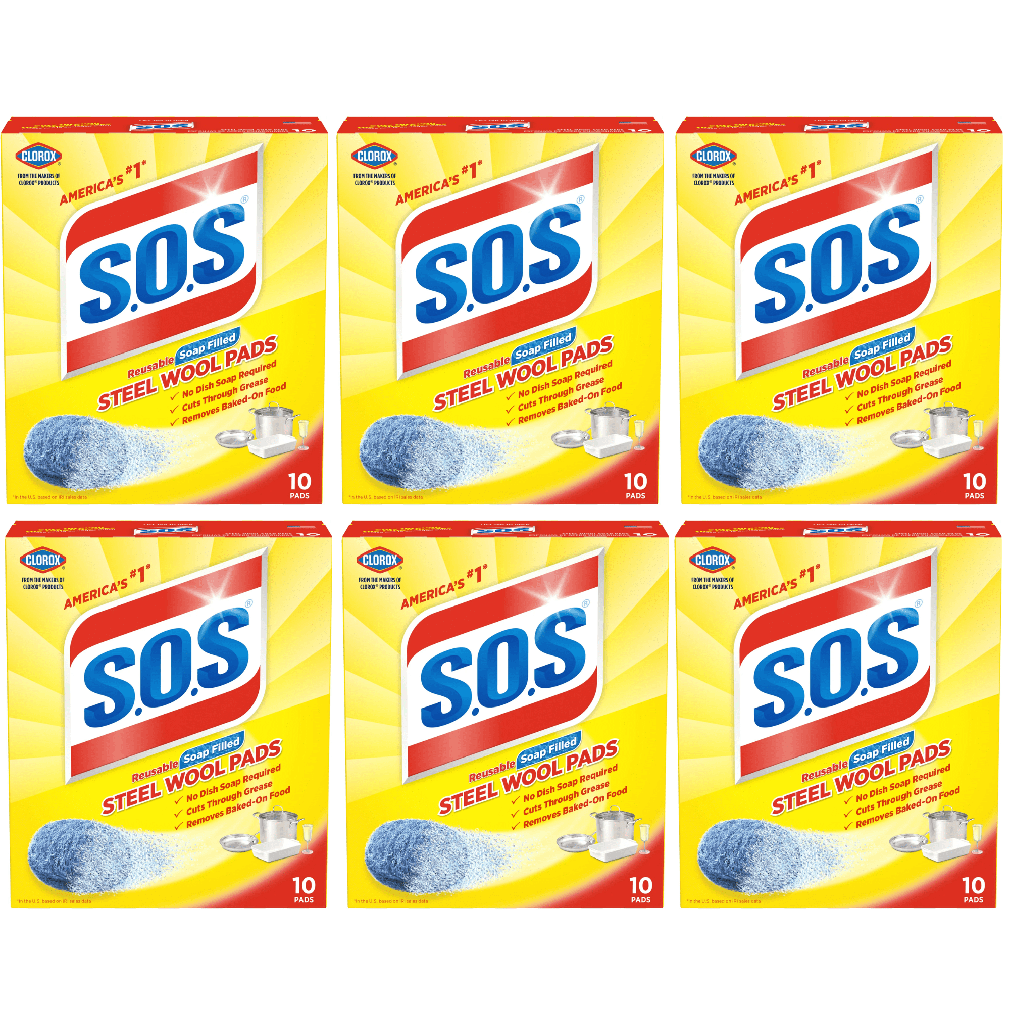 JEX St. Marc 3 Packs of 12 Soap Pads : : Grocery