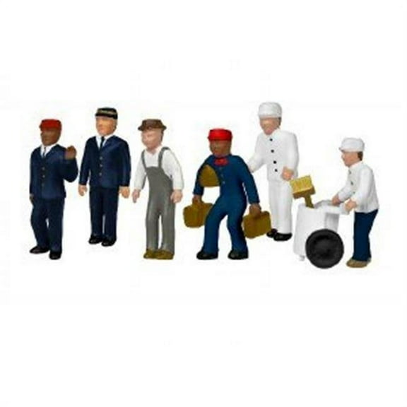 S&P Whistle Stop LIO1957130 HO Station Service Crew Figure