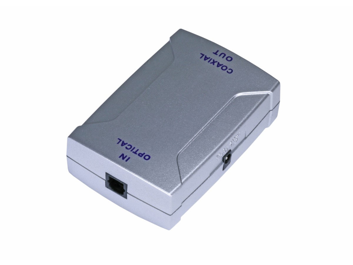 S/PDIF (Toslink) Digital Optical to Digital Coaxial (RCA) Audio Converter