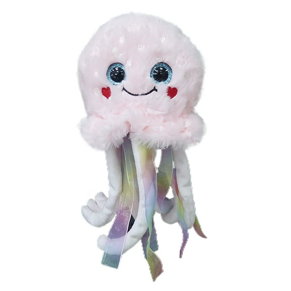 Small Jellyfish Plush, Pink, 5", Valentine's Day by Way To Celebrate