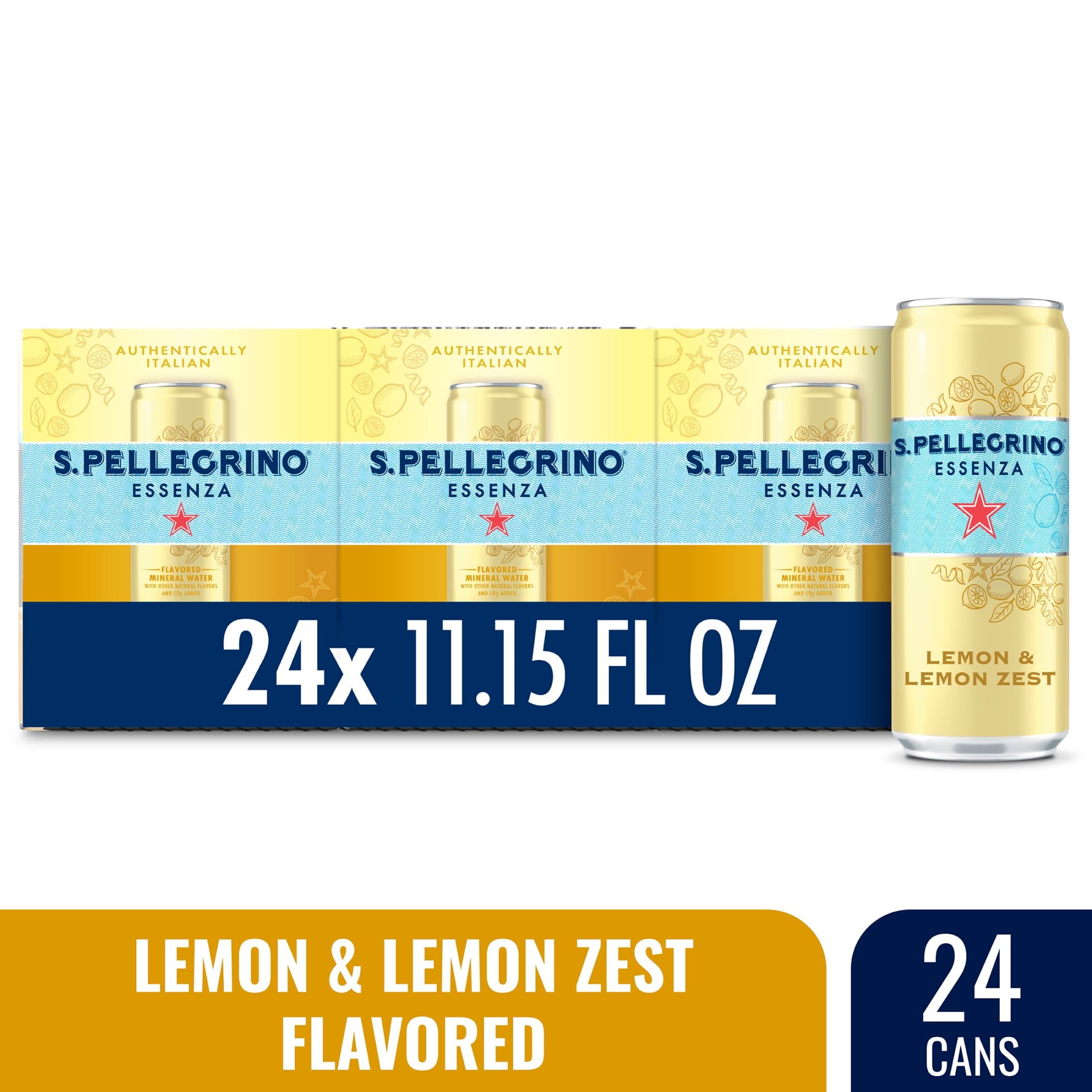 S.Pellegrino Sparkling Lemon & Lemon Zest Water, 44.6 fl oz