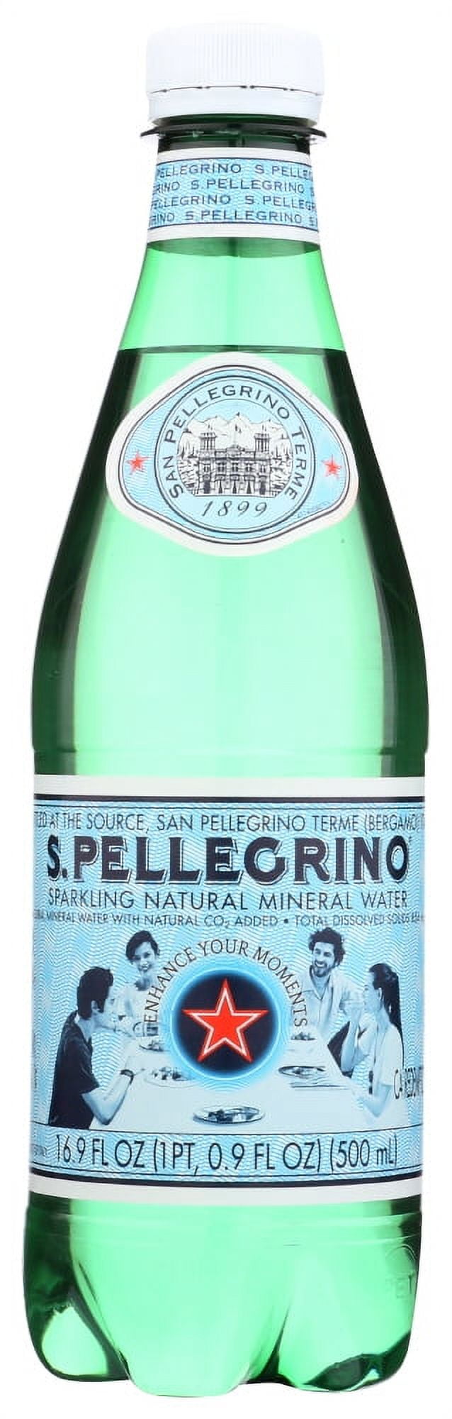 S.Pellegrino Sparkling Natural Mineral Water, 16.9 fl oz
