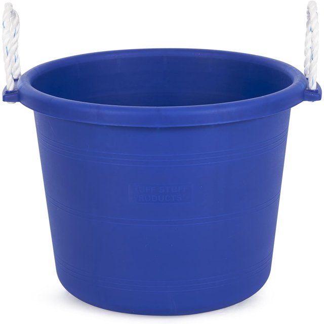 S Products 70Qt Heavy Duty Weather Plastic Muck Bucket Storage Bin for